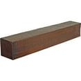 thumbnail image 1 of Ekena Millwork 4"H x 8"D x 60"W Rough Sawn Faux Wood Fireplace Mantel, Premium Mahogany, 1 of 1
