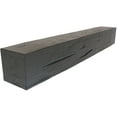 thumbnail image 1 of Ekena Millwork 4"H x 8"D x 72"W Hand Hewn Faux Wood Fireplace Mantel, Burnished Cedar, 1 of 15