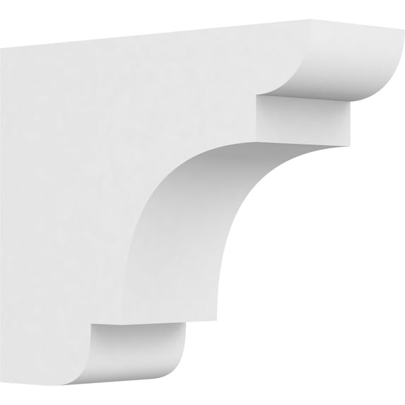 Ekena Millwork 4"W X 10"H X 12"L Standard New Brighton Architectural Grade PVC Rafter Tail