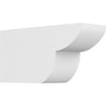 thumbnail image 1 of Ekena Millwork 4"W X 6"H X 12"L Standard Crestline Architectural Grade PVC Rafter Tail, 1 of 4