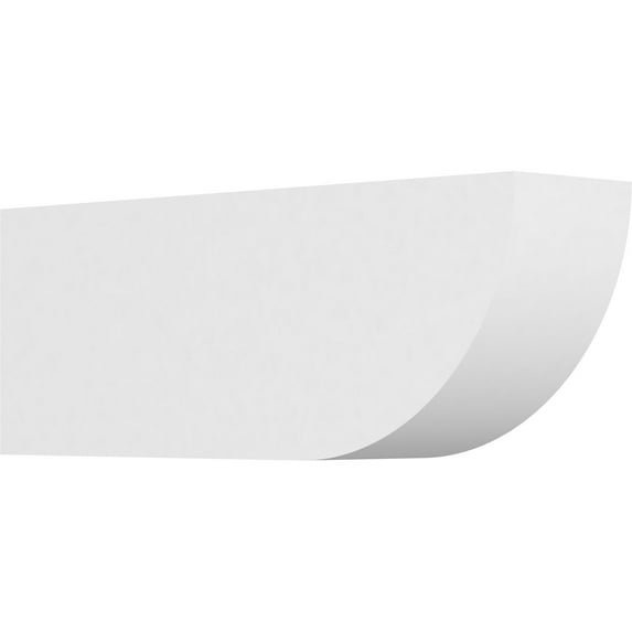 Ekena Millwork 4"W X 6"H X 16"L Standard Durham Architectural Grade PVC Rafter Tail