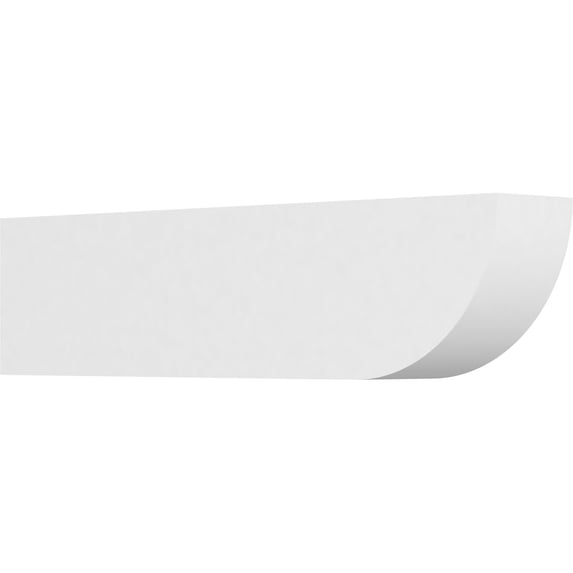 Ekena Millwork 4"W X 6"H X 24"L Standard Durham Architectural Grade PVC Rafter Tail