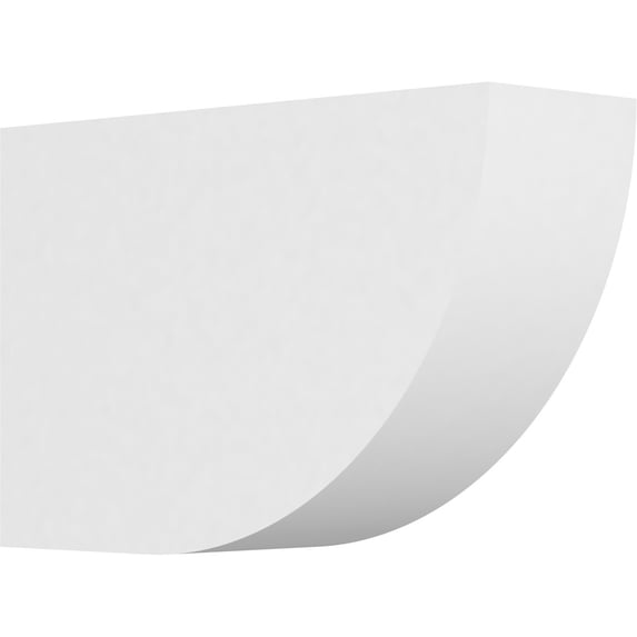 Ekena Millwork 4"W X 8"H X 12"L Standard Durham Architectural Grade PVC Rafter Tail