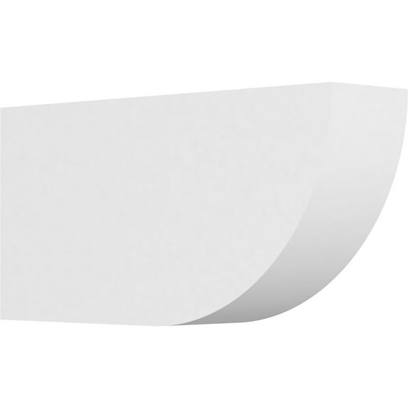 Ekena Millwork 4"W X 8"H X 16"L Standard Durham Architectural Grade PVC Rafter Tail