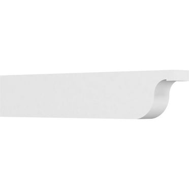 Ekena Millwork 4"W X 8"H X 42"L Standard Del Monte Architectural Grade PVC Rafter Tail