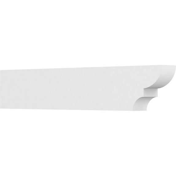 Ekena Millwork 4"W X 8"H X 42"L Standard Ridgewood Architectural Grade PVC Rafter Tail