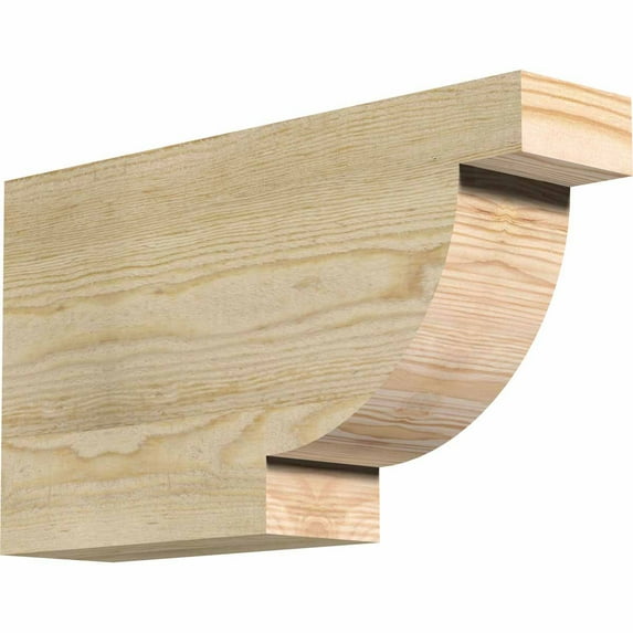 Ekena Millwork 4"W x 10"H x 18"L Alpine Rough Sawn Rafter Tail, Douglas Fir