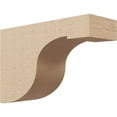 thumbnail image 1 of 4"W x 12"D x 8"H Classic Del Monte Rough Cedar Woodgrain TimberThane Corbel, Primed Tan, 1 of 6