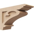 thumbnail image 1 of 4"W x 12"D x 8"H Classic Mayflower Rough Cedar Woodgrain TimberThane Corbel, Primed Tan, 1 of 6