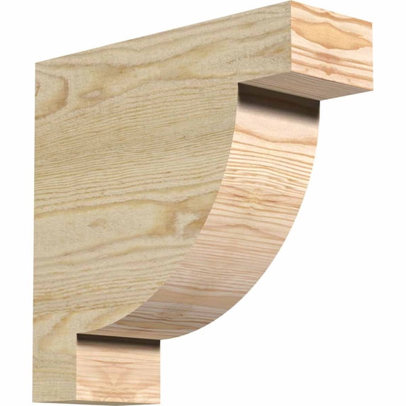 Ekena Millwork 4"W x 12"H x 12"L Alpine Rough Sawn Rafter Tail, Douglas Fir