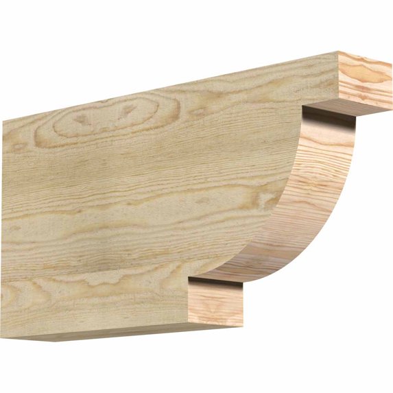 Ekena Millwork 4"W x 12"H x 24"L Alpine Rough Sawn Rafter Tail, Douglas Fir