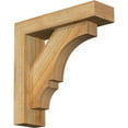 thumbnail image 1 of Ekena Millwork 4"W x 14"D x 14"H Balboa Block Rough Sawn Bracket w/ Offset Brace, Western Red Cedar, 1 of 24