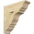 thumbnail image 1 of Ekena Millwork 4"W x 14"D x 14"H Balboa Traditional Rough Sawn Bracket, Douglas Fir, 1 of 4