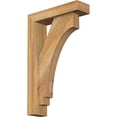 thumbnail image 1 of Ekena Millwork 4"W x 14"D x 22"H Imperial Block Rough Sawn Bracket w/ Offset Brace, Western Red Cedar, 1 of 25