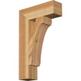 thumbnail image 1 of Ekena Millwork 4"W x 14"D x 22"H Legacy Block Rough Sawn Bracket, Western Red Cedar, 1 of 4