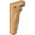 thumbnail image 1 of Ekena Millwork 4"W x 14"D x 26"H Balboa Craftsman Rough Sawn Bracket, Western Red Cedar, 1 of 4