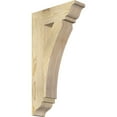 thumbnail image 1 of Ekena Millwork 4"W x 14"D x 26"H Thorton Traditional Rough Sawn Bracket, Douglas Fir, 1 of 4