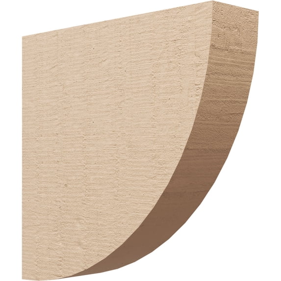 4"W x 16"D x 16"H Thin Durham Rough Cedar Woodgrain TimberThane Corbel, Primed Tan
