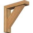 thumbnail image 1 of Ekena Millwork 4"W x 16"D x 16"H Traditional Block Rough Sawn Bracket w/ Offset Brace, Western Red Cedar, 1 of 25