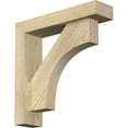 thumbnail image 1 of Ekena Millwork 4"W x 16"D x 16"H Westlake Block Rough Sawn Bracket w/ Offset Brace, Douglas Fir, 1 of 25