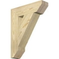 thumbnail image 1 of Ekena Millwork 4"W x 16"D x 20"H Traditional Slat Rough Sawn Bracket, Douglas Fir, 1 of 4