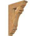 thumbnail image 1 of Ekena Millwork 4"W x 16"D x 24"H Merced Traditional Rough Sawn Bracket, Western Red Cedar, 1 of 4