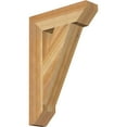 thumbnail image 1 of Ekena Millwork 4"W x 16"D x 24"H Traditional Slat Rough Sawn Bracket, Western Red Cedar, 1 of 4