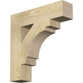 thumbnail image 1 of Ekena Millwork 4"W x 18"D x 18"H Merced Block Rough Sawn Bracket, Douglas Fir, 1 of 25