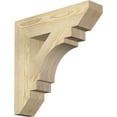 thumbnail image 1 of Ekena Millwork 4"W x 18"D x 18"H Merced Slat Rough Sawn Bracket, Douglas Fir, 1 of 4