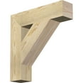 thumbnail image 1 of Ekena Millwork 4"W x 18"D x 18"H Traditional Block Rough Sawn Bracket, Douglas Fir, 1 of 25