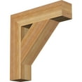 thumbnail image 1 of Ekena Millwork 4"W x 18"D x 18"H Traditional Block Rough Sawn Bracket, Western Red Cedar, 1 of 25