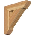 thumbnail image 1 of Ekena Millwork 4"W x 18"D x 18"H Traditional Slat Rough Sawn Bracket, Western Red Cedar, 1 of 4