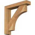 thumbnail image 1 of Ekena Millwork 4"W x 18"D x 18"H Westlake Block Rough Sawn Bracket w/ Offset Brace, Western Red Cedar, 1 of 25