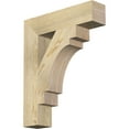 thumbnail image 1 of Ekena Millwork 4"W x 18"D x 22"H Merced Block Rough Sawn Bracket, Douglas Fir, 1 of 25