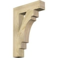 thumbnail image 1 of Ekena Millwork 4"W x 18"D x 26"H Merced Block Rough Sawn Bracket, Douglas Fir, 1 of 25