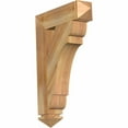 thumbnail image 1 of Ekena Millwork 4"W x 18"D x 26"H Olympic Traditional Rough Sawn Bracket, Western Red Cedar, 1 of 4