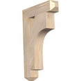 thumbnail image 1 of Ekena Millwork 4"W x 18"D x 26"H Traditional Traditional Rough Sawn Bracket, Douglas Fir, 1 of 4
