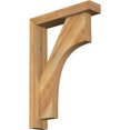 thumbnail image 1 of Ekena Millwork 4"W x 18"D x 26"H Westlake Block Rough Sawn Bracket w/ Offset Brace, Western Red Cedar, 1 of 25