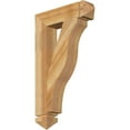 thumbnail image 1 of Ekena Millwork 4"W x 18"D x 30"H Funston Arts & Crafts Rough Sawn Bracket, Western Red Cedar, 1 of 4