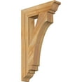 thumbnail image 1 of Ekena Millwork 4"W x 18"D x 30"H Imperial Traditional Rough Sawn Bracket, Western Red Cedar, 1 of 4