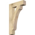thumbnail image 1 of Ekena Millwork 4"W x 18"D x 30"H Legacy Block Rough Sawn Bracket, Douglas Fir, 1 of 4