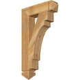 thumbnail image 1 of Ekena Millwork 4"W x 18"D x 30"H Merced Arts & Crafts Rough Sawn Bracket, Western Red Cedar, 1 of 4