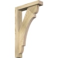 thumbnail image 1 of Ekena Millwork 4"W x 18"D x 30"H Olympic Block Rough Sawn Bracket w/ Offset Brace, Douglas Fir, 1 of 25