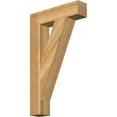 thumbnail image 1 of Ekena Millwork 4"W x 18"D x 30"H Traditional Block Rough Sawn Bracket, Western Red Cedar, 1 of 4