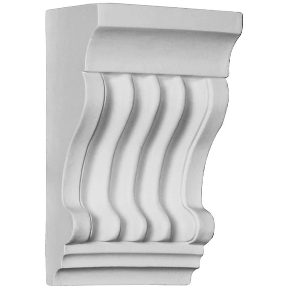 Ekena Millwork 4"W x 2 5/8"D x 6 5/8"H Berkshire Corbel