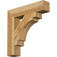 thumbnail image 1 of Ekena Millwork 4"W x 20"D x 20"H Merced Block Rough Sawn Bracket, Western Red Cedar, 1 of 25