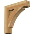thumbnail image 1 of Ekena Millwork 4"W x 20"D x 20"H Thorton Block Rough Sawn Bracket, Western Red Cedar, 1 of 25
