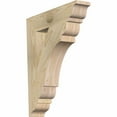 thumbnail image 1 of Ekena Millwork 4"W x 20"D x 24"H Olympic Traditional Rough Sawn Bracket, Douglas Fir, 1 of 13