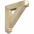 thumbnail image 1 of Ekena Millwork 4"W x 20"D x 24"H Traditional Arts & Crafts Rough Sawn Bracket, Douglas Fir, 1 of 4