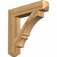 thumbnail image 1 of Ekena Millwork 4"W x 20"D x 28"H Balboa Craftsman Rough Sawn Bracket, Western Red Cedar, 1 of 13
